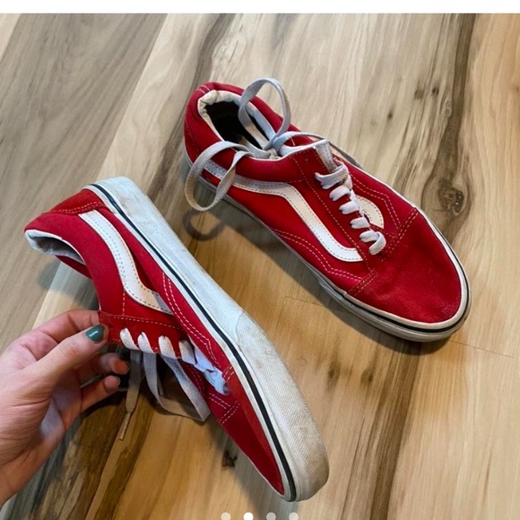 Red Vans - Picture 3 of 4